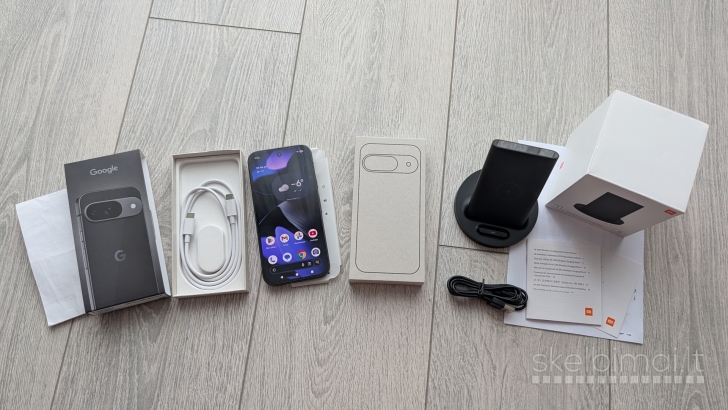 Google Pixel 9 5G 12gb/128gb Obsidian + Xiaomi Wireless Stand