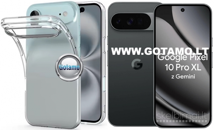 842 C-Clear skaidri nugarėlė Google Pixel 10 Pro XL telefonams