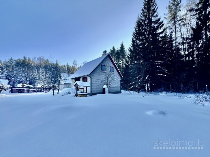 PARDUODAMAS MŪRINIS 54,10 KV. M. SODO NAMAS 6,40 ARŲ SKLYPE KAUBARISKIO KAIME