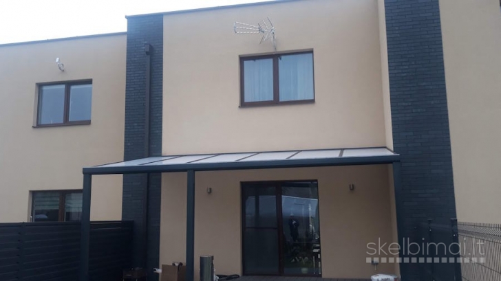 Aliuminio stoginės su integruota vandens nubėgimo sistema