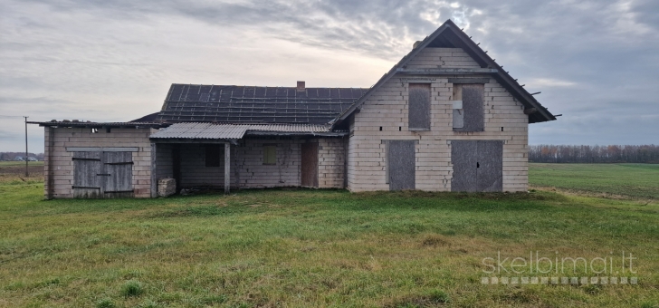ERDVUS NAMAS SU DIDELIU SKLYPU RAMIOJE VIETOJE – ROKIŠKIO R., GABRIŠKIO K.