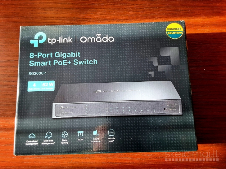 TP-LINK JetStream TL-SG2008P kamutatorius