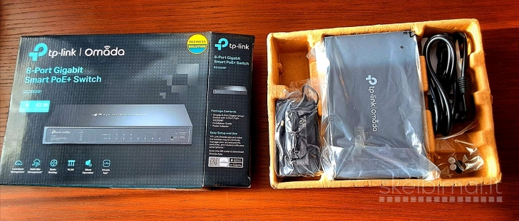 TP-LINK JetStream TL-SG2008P kamutatorius