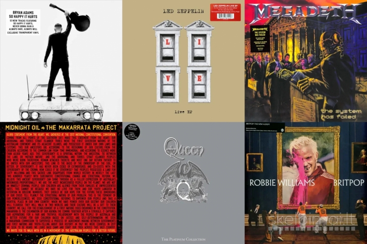 Naujos nepraplėštos plokštelės