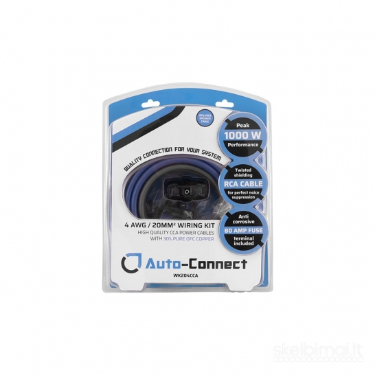 Auto Connect WK204CCA, 20 mm² garsiakalbių kabelių rinkinys