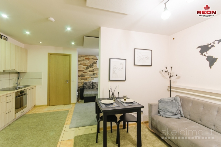 JAUKUS STUDIO TIPO BUTAS PUIKIOJE VIETOJE, SENAMIESTYJE, K. VANAGĖLIO G.