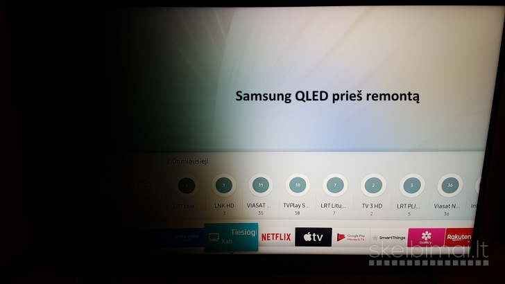 TELEVIZORIŲ REMONTAS Vilniuje kliento namuose ir TV taisykloje