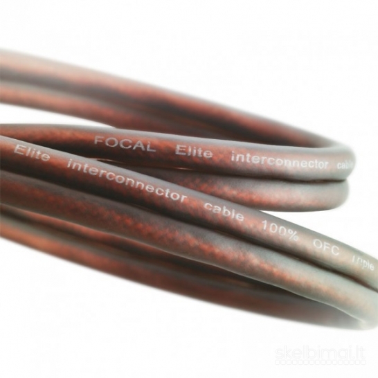 FOCAL POWER SYMMETRIC ER 1 1m liniinis garso signalo RCA laidas