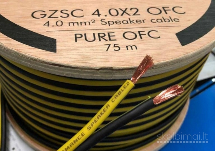 Ground Zero GZSC 4.0x2 OFC 2x4.00 mm garsiakalbio laidas