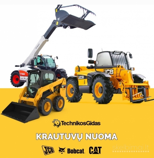 Teleskopinis krautuvas BOBCAT - Technikos gidas