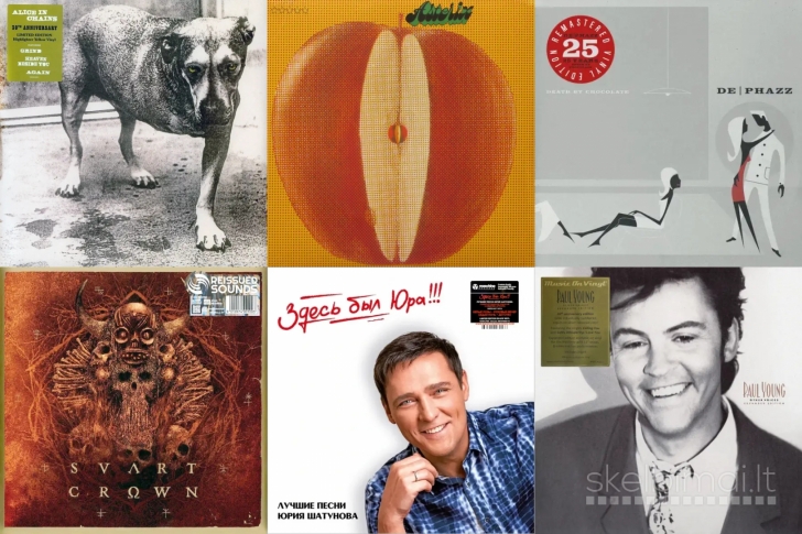 Naujos nepraplėštos plokštelės