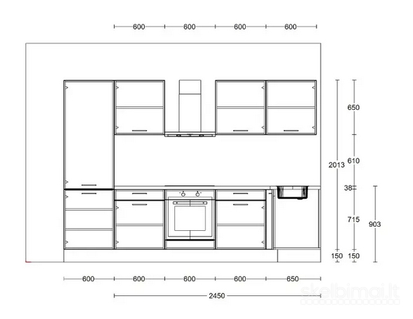 Parduodame "Hacker" Virtuves komplektus!