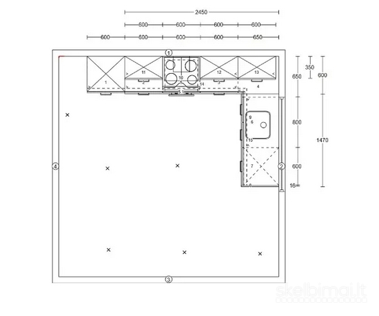 Parduodame "Hacker" Virtuves komplektus!