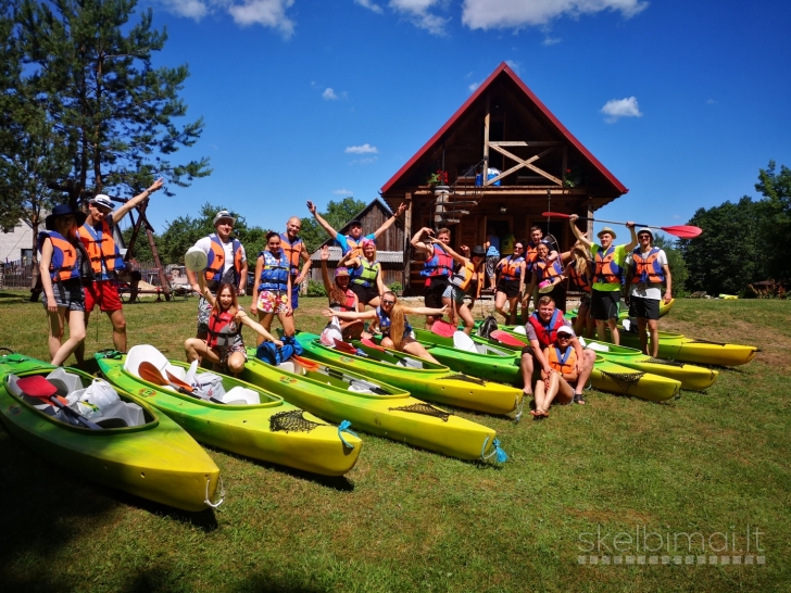 Baidarių nuoma, sodybos nuoma, stovyklavietė