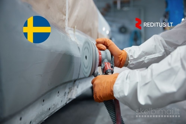 Automobilių kėbulo remonto specialistas – darbas Švedijoje (2024)