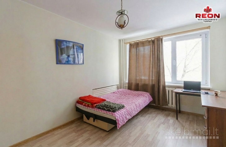 PARDUODAMAS ERDVUS KETURIŲ KAMBARIŲ BUTAS LAZDYNUOSE, ARCHITEKTŲ GATVĖJE! 