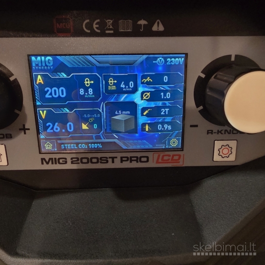 Suvirinimo aparatas forby 200 st pro led