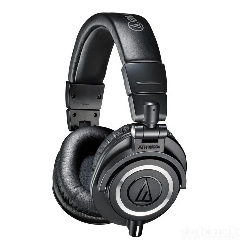 Audio Technica ATH-M50x Profesionalios monitorinės On-Ear tipo laidinės Ausinės