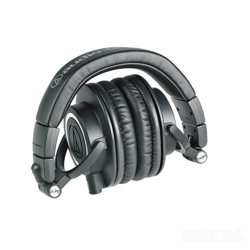 Audio Technica ATH-M50x Profesionalios monitorinės On-Ear tipo laidinės Ausinės