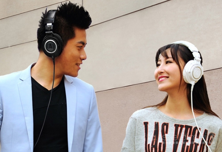 Audio Technica ATH-M50x Profesionalios monitorinės On-Ear tipo laidinės Ausinės