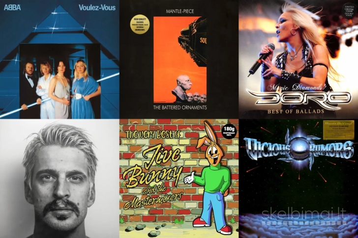 Naujos nepraplėštos plokštelės