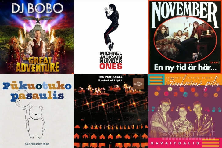 Naujos nepraplėštos plokštelės