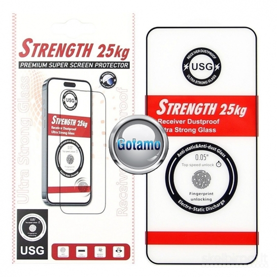 890 Apsauginis stiklas Samsung Galaxy S24 – 25KG Ultra Strong Finger Unlock
