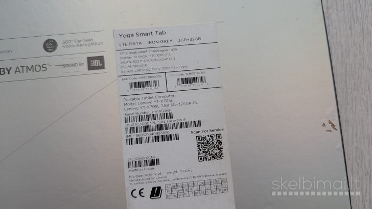 Lenovo Yoga Smart Tab 3GB/32GB LTE 4G SIM