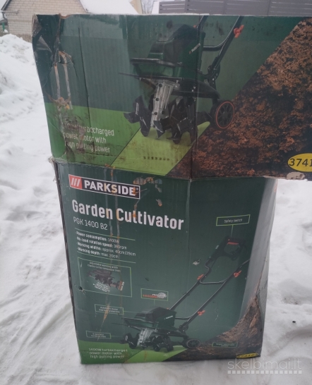 Elektrinis parkside sodo, žemės kultivatorius, daržo purentuvas PGK1400 B2