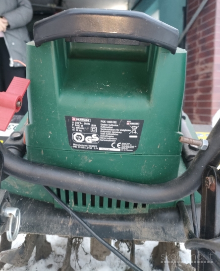Elektrinis parkside sodo, žemės kultivatorius, daržo purentuvas PGK1400 B2