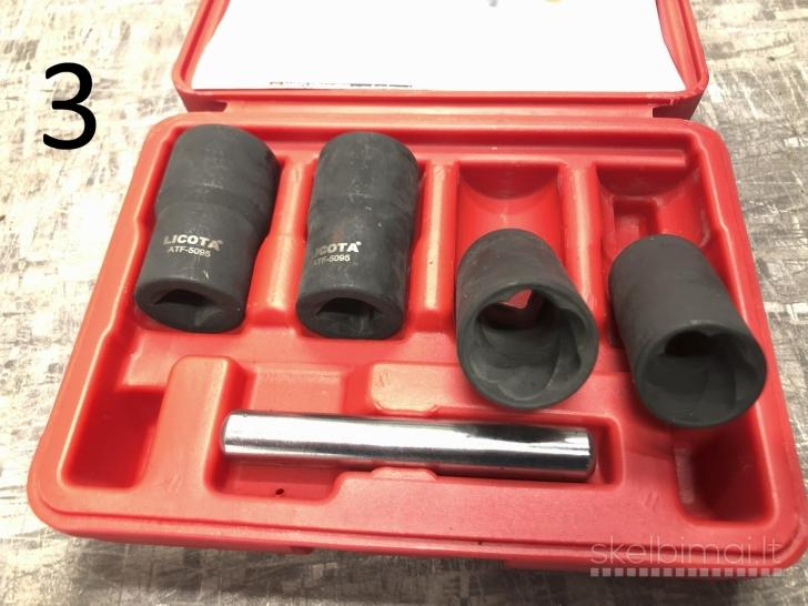 Rinkinys varžtam atsukti "LICOTA"