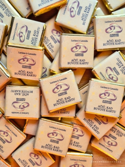 Mini šokoladukai 5g