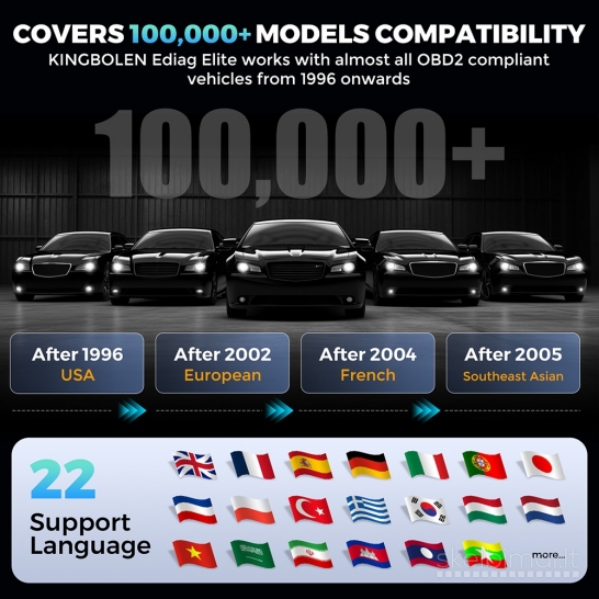 Ediag Elite Android/ios automobilių diagnostika