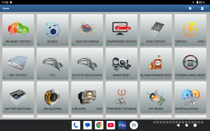 Launch Prodiag v8.0 automobilių diagnostikos įranga