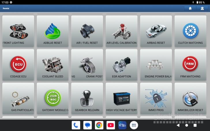 Launch Prodiag v8.0 automobilių diagnostikos įranga