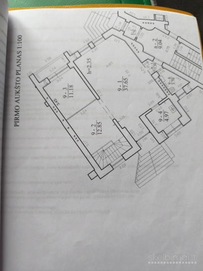 Nuomojamos 95 kv.m. Administracinės patalpos S. Daukanto g.