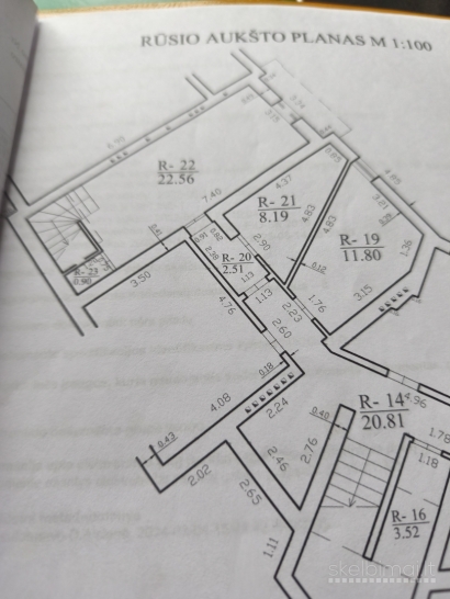 Nuomojamos 95 kv.m. Administracinės patalpos S. Daukanto g.
