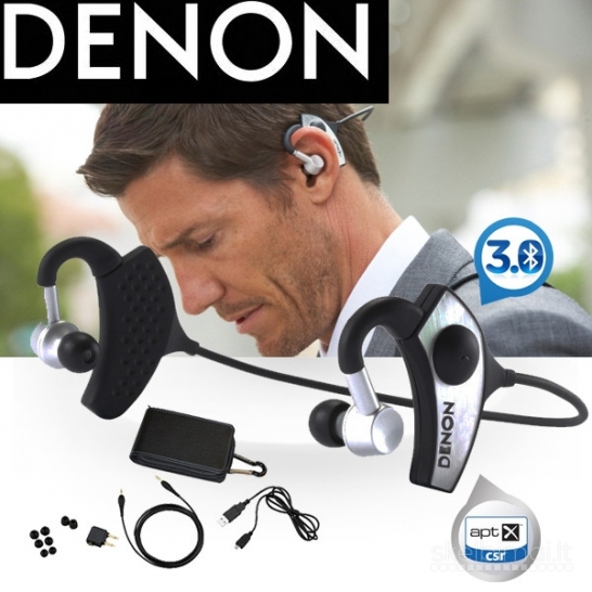 DENON AH-W200 Aukštos klasės bevielės į ausies kanalą įstatomos ausinės