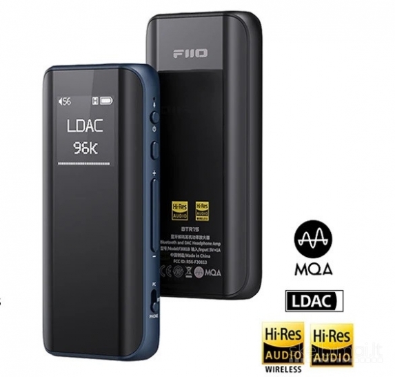 FiiO BTR15 naujas 2024 modelis nešiojamas aukšto našumo Bluetooth