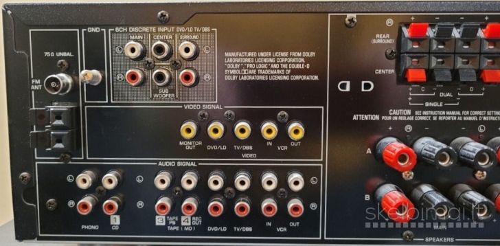 YAMAHA RX-V592 Home Cinema, Hi-Fi Receiver. Cinema DSP.Dolby Surround Pro Logic.