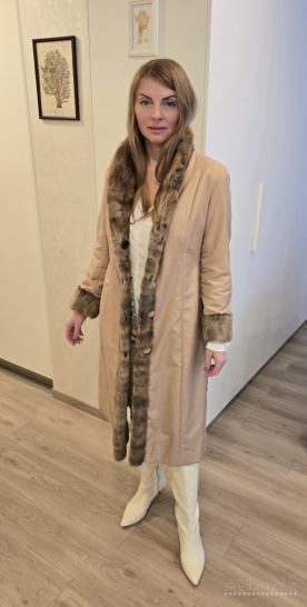 Itališkas prabangus 'dviejų pusių' paltas 120 €