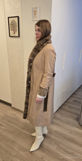 Itališkas prabangus 'dviejų pusių' paltas 120 €