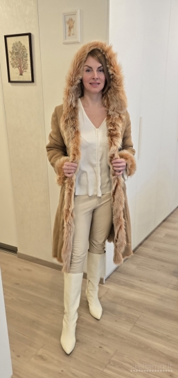 60€ natūralaus ėriuko kailiniai