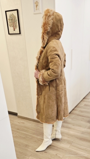 60€ natūralaus ėriuko kailiniai