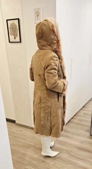 60€ natūralaus ėriuko kailiniai