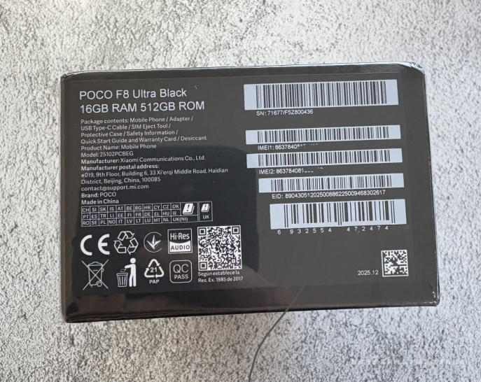 Xiaomi Poco F8 Ultra l Naujas