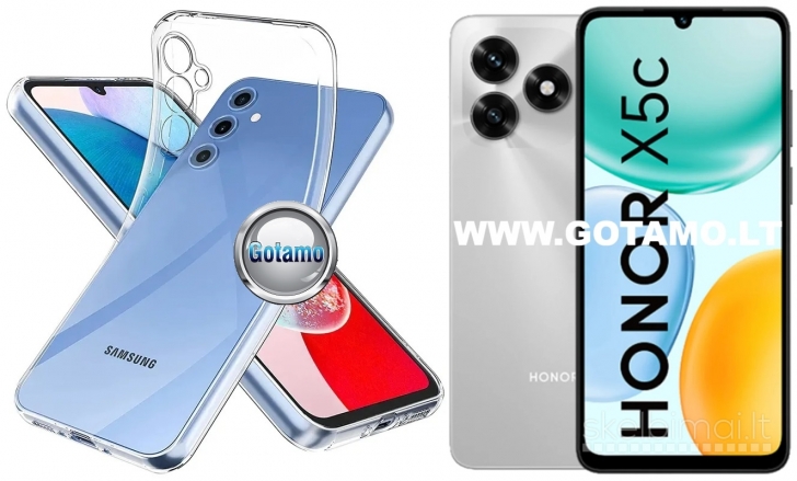 913 Dėklas nugarėlė Skin 1MM Honor X5c, X5c Plus, Play10A – Itin plonas