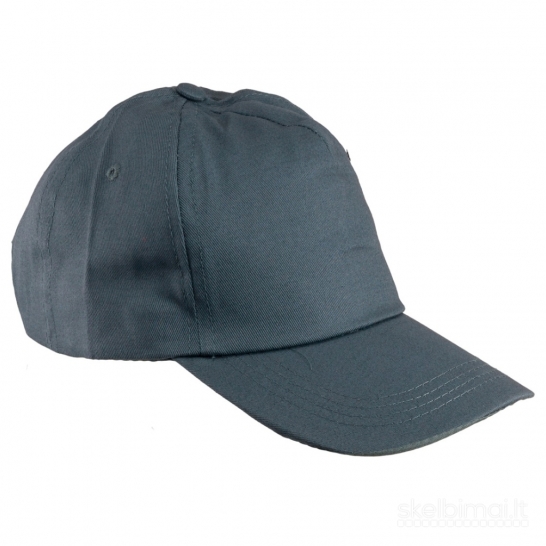 Pilka darbo kepurė su snapeliu - patvari