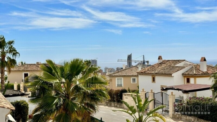 Villa su vaizdu į jūrą Benidorm.Ispanija