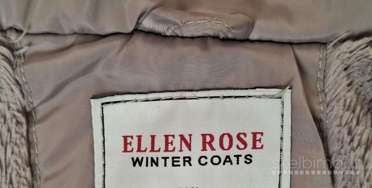 Žieminė striukė Ellen Rose su gobtuvu